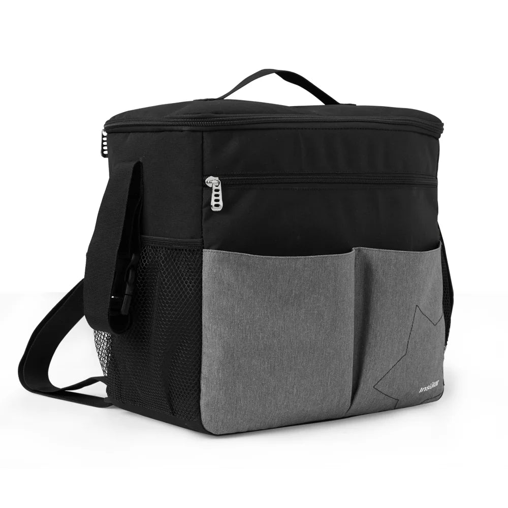 Large Capacity Diaper Bag Backpack – Travel Nappy Bag with Anti-Loss Zipper