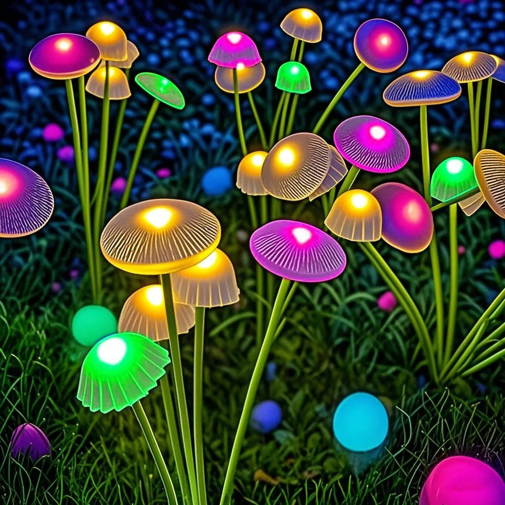 Solar Mushroom Garden Lights – Waterproof Outdoor Decor