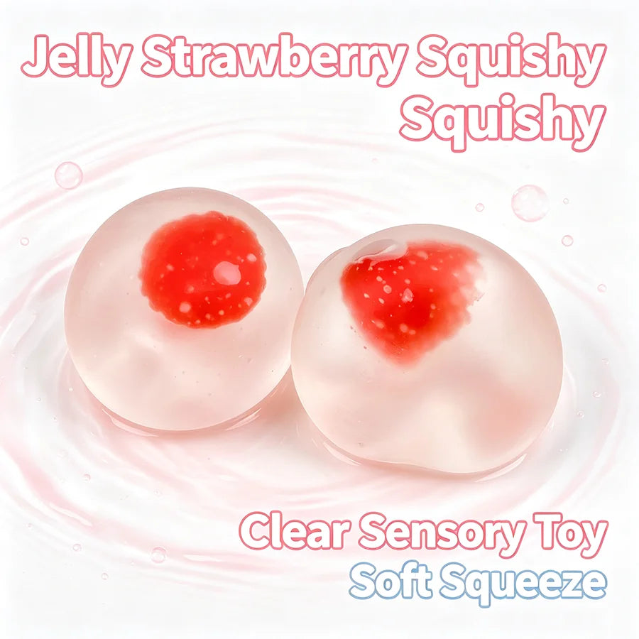Kawaii Squishy Squeeze Toy – Slow Rebound Stress Relief Ball for Desk & Fidget