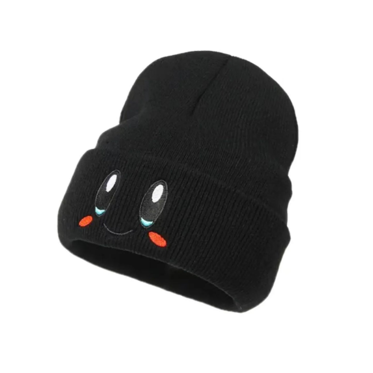 Knit Beanie – Unisex Big Eye Embroidered Winter Hat