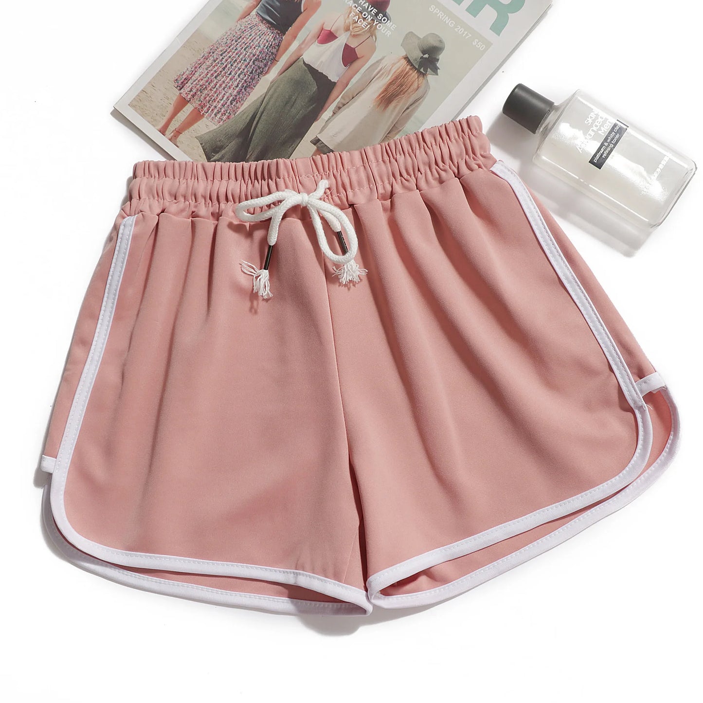 Women's Casual Athletic Shorts – Loose Mid-Waist Yoga & Summer Shorts