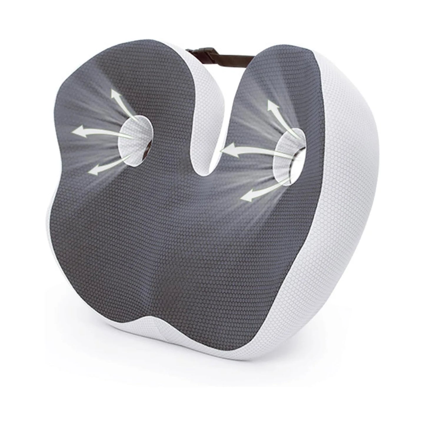 Memory Foam Orthopedic Coccyx Seat Cushion for Office & Car