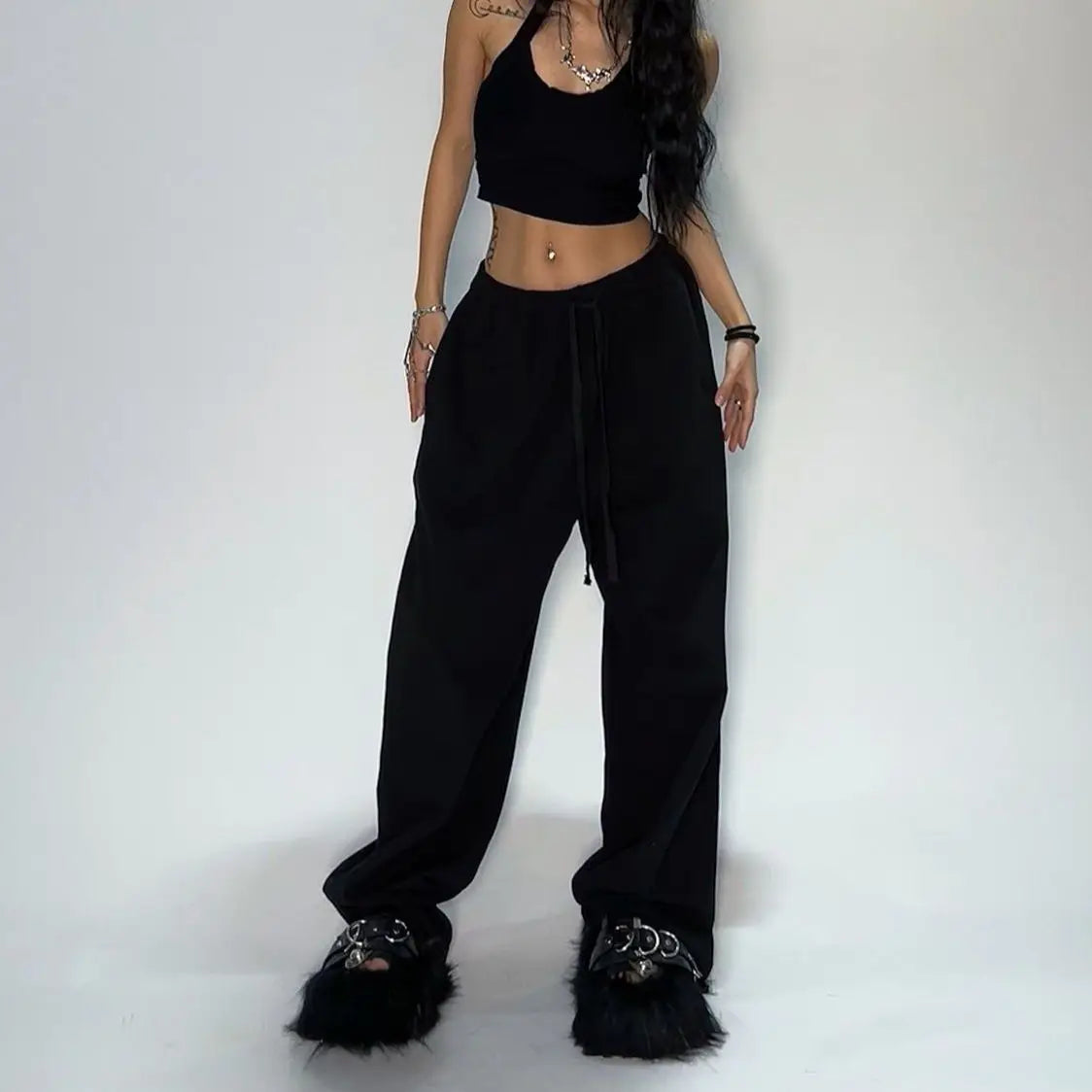 Y2K Jogger Pants – Unisex Camo Casual Streetwear Sweatpants