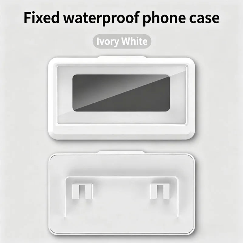 Waterproof Shower Phone Holder – No-Drill Wall Mount, Anti-Fog Touch Screen