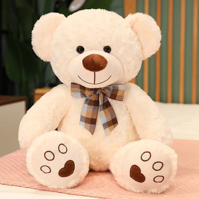 Teddy Bear Plush Stuffed Animal Toy with Bow Tie