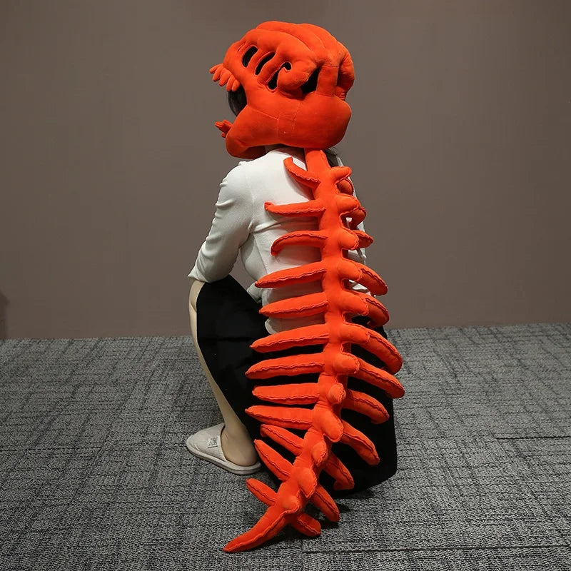 75/115CM Wearable Dinosaur Skeleton Plush Halloween Costume