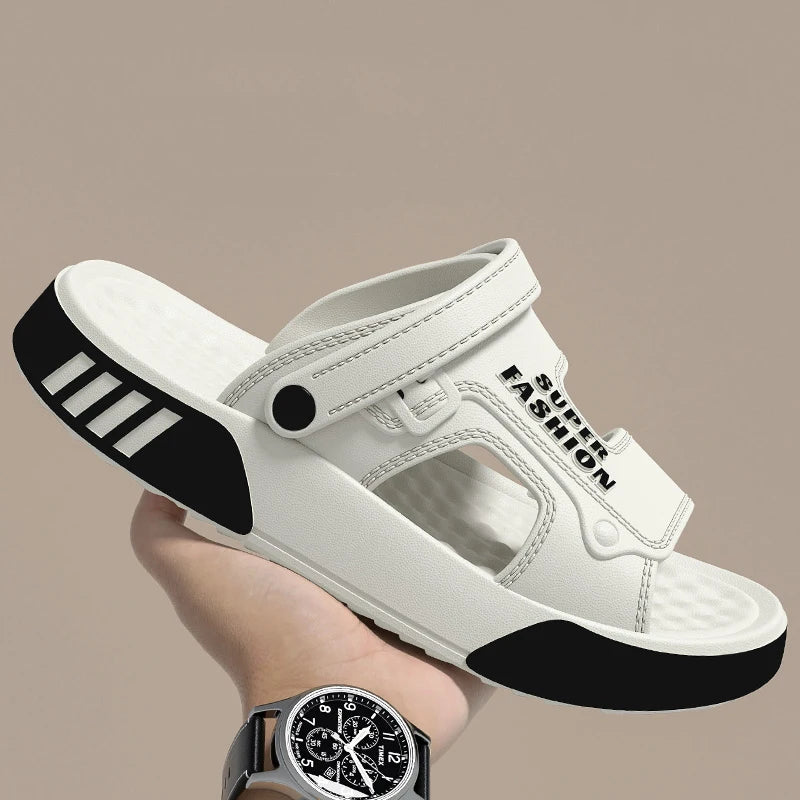 Men's Platform Slides Sandals – EVA Soft Sole, Indoor & Outdoor
