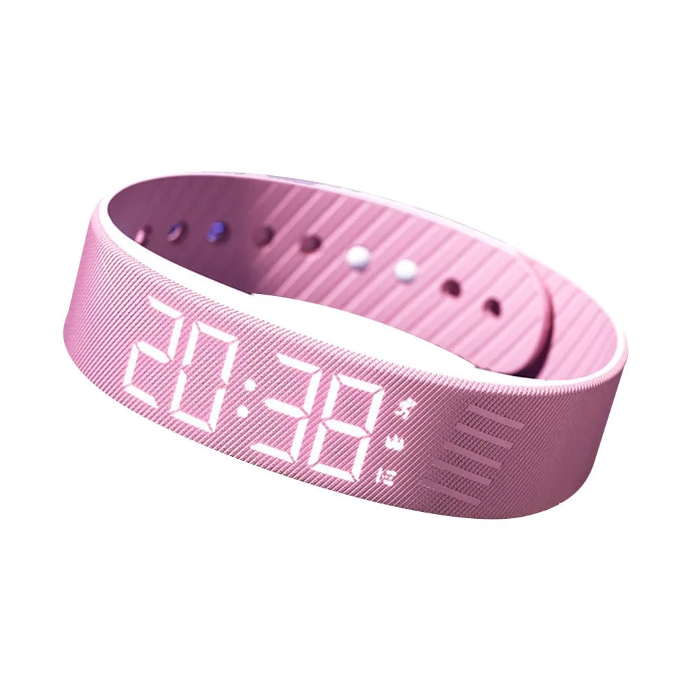 LED Digital Smart Bracelet Watch with Pedometer & Alarm