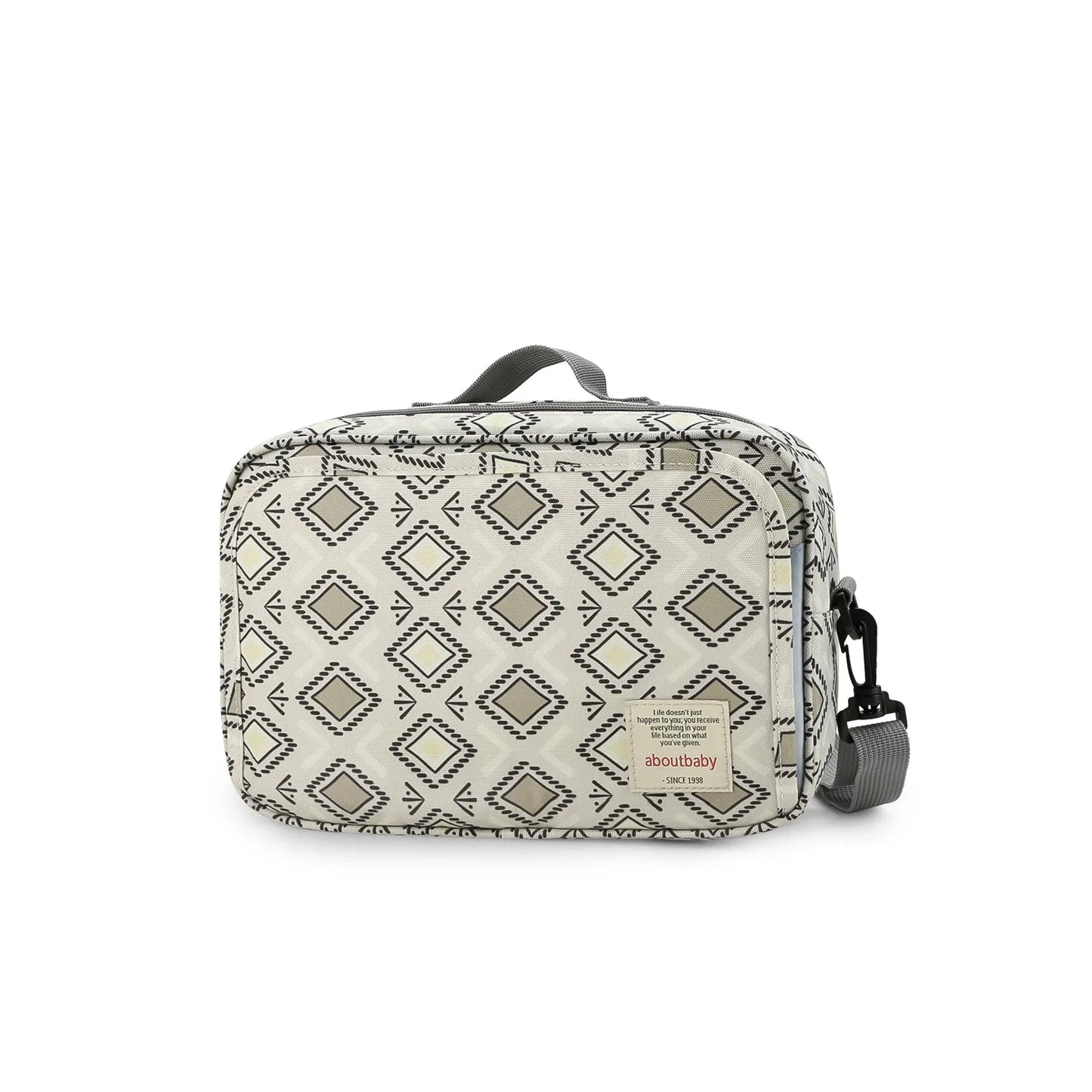 Waterproof Baby Diaper Bag – Printed Wet Dry Reusable Maternity Bag