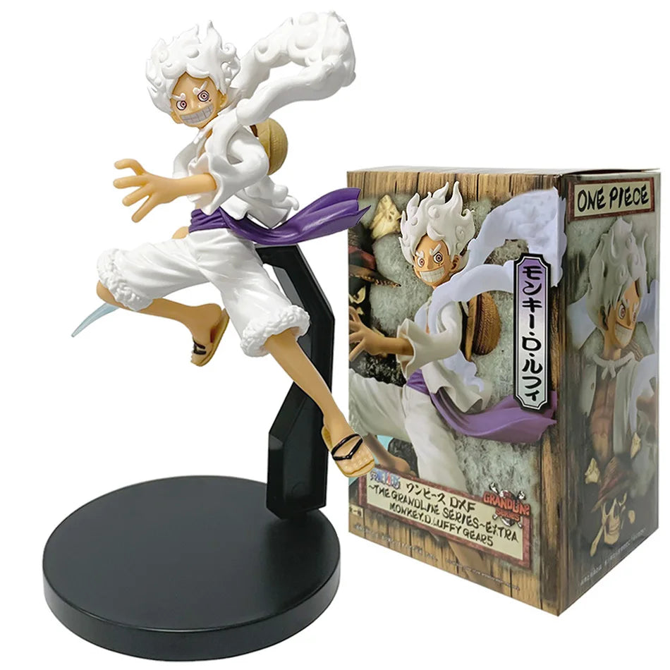 18CM One Piece Luffy Sun God Nika PVC Action Figure