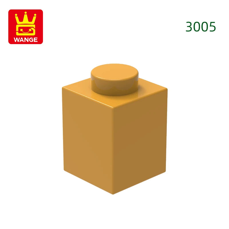 Wange 3005 1x1 Basic Brick MOC Parts – 232pcs Bulk Pack