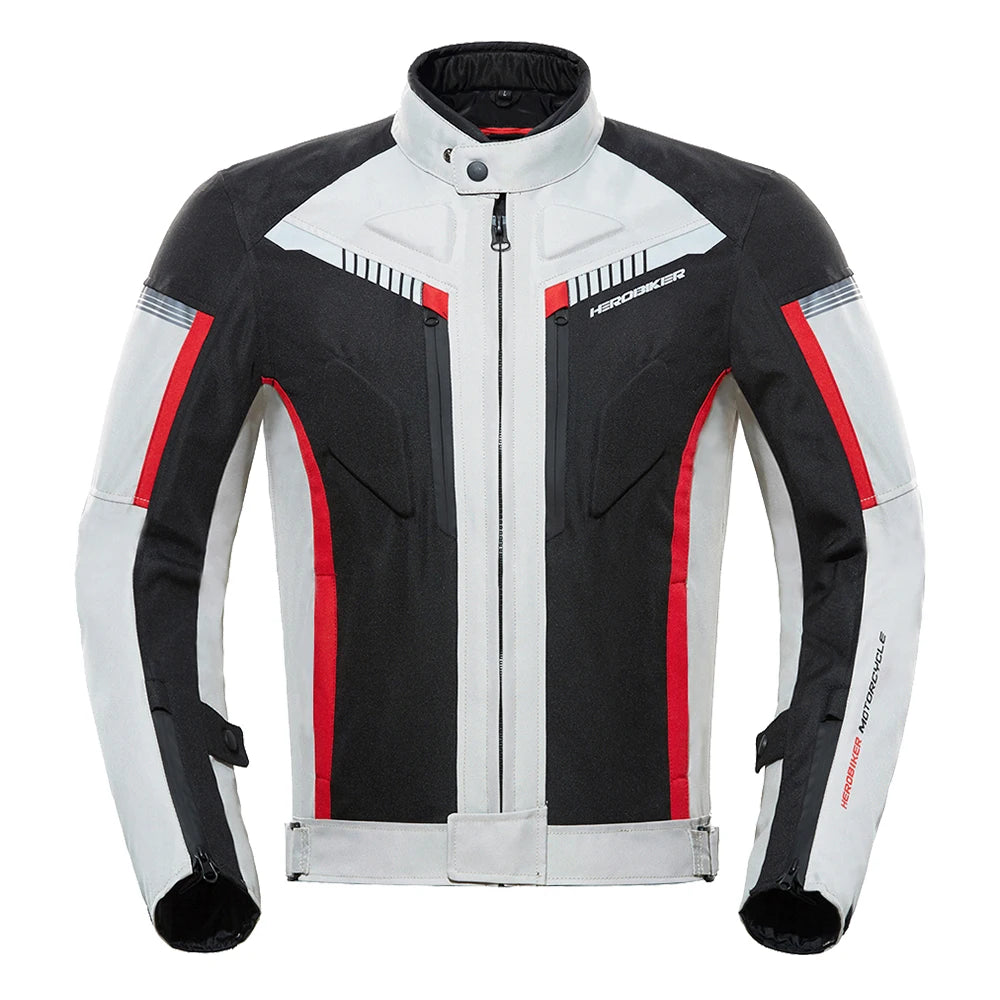 Herobiker Waterproof Motorcycle Jacket & Riding Pants with EVA Protection
