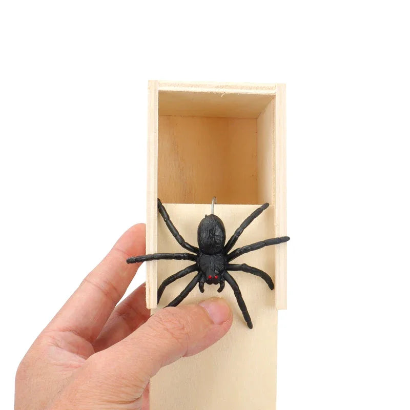Spider Prank Scare Box – Halloween Trick Toy for Kids & Adults