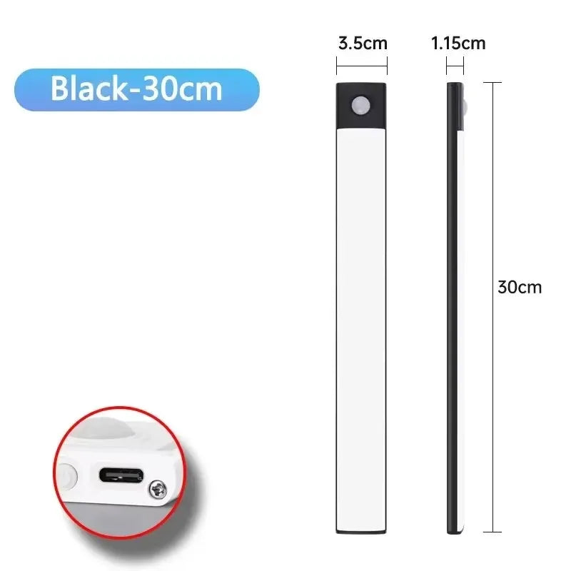 LED Motion Sensor Under Cabinet Light – 3-in-1 Wireless Bar