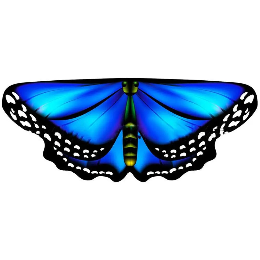 Kids Butterfly Wings Cape – Girls Fairy Costume Shawl