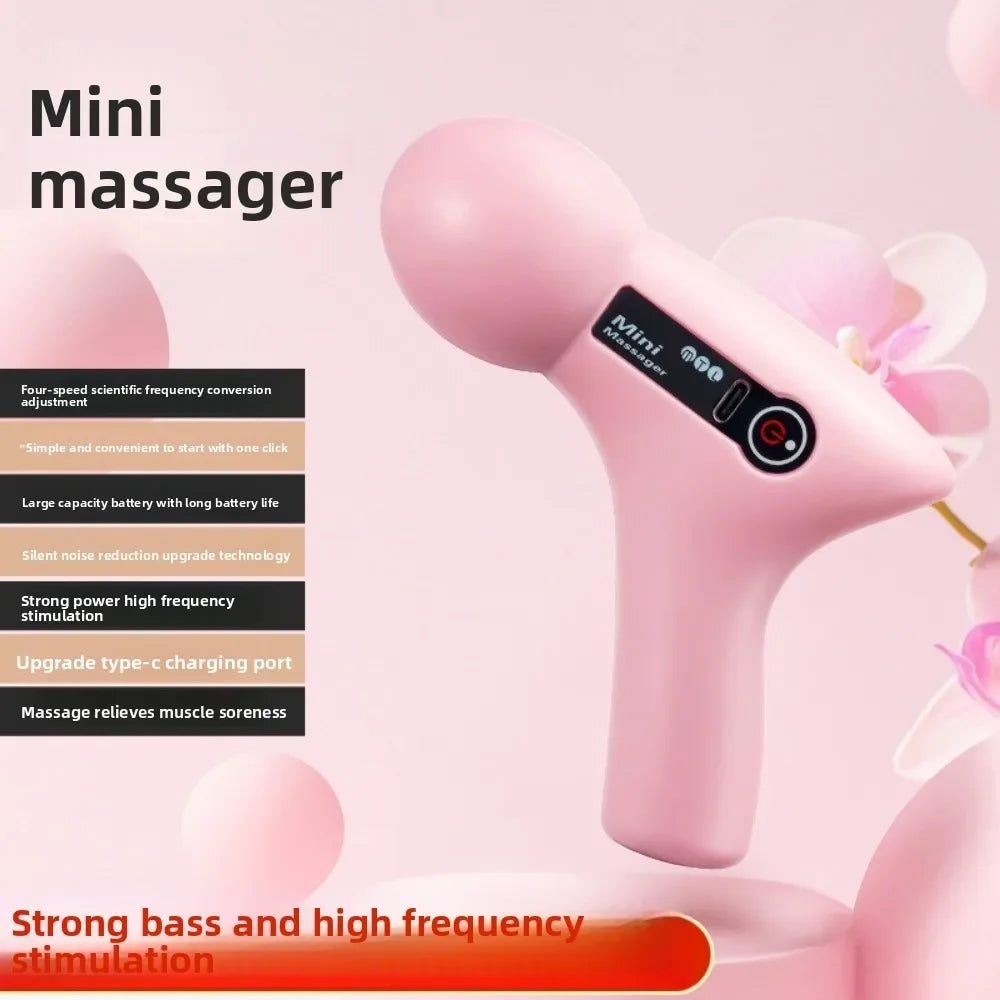 Mini Massage Gun Rechargeable Fascia Gun for Full Body Relief