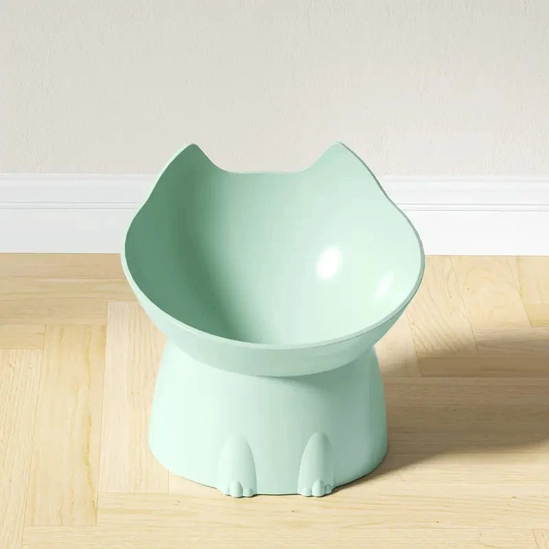 Elevated Cat Bowl – Anti-Tip Raised Food & Water Dish