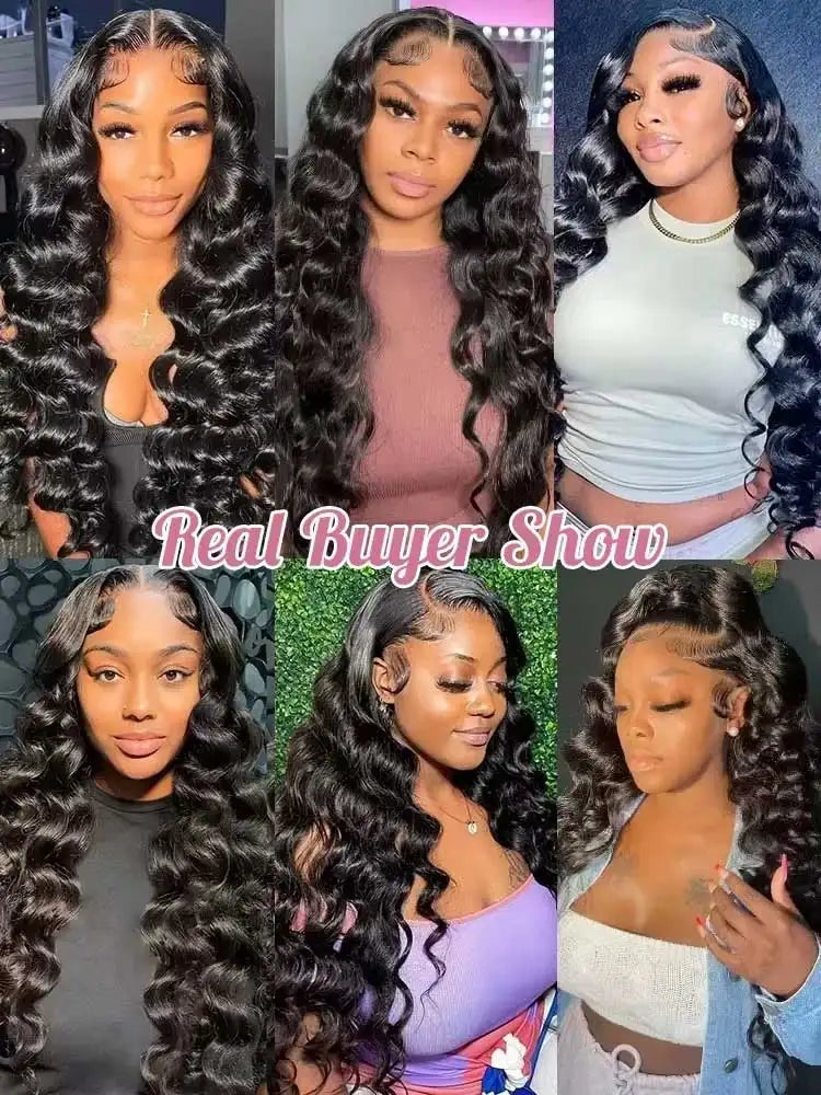 HD Loose Deep Wave Lace Front Wig – 13x4 & 13x6 Human Hair