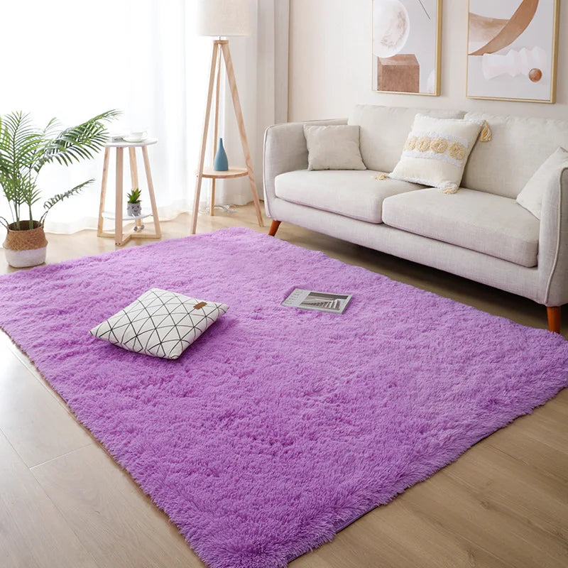 Fluffy Shaggy Area Rug – Soft Non-Slip Carpet for Living Room & Bedroom
