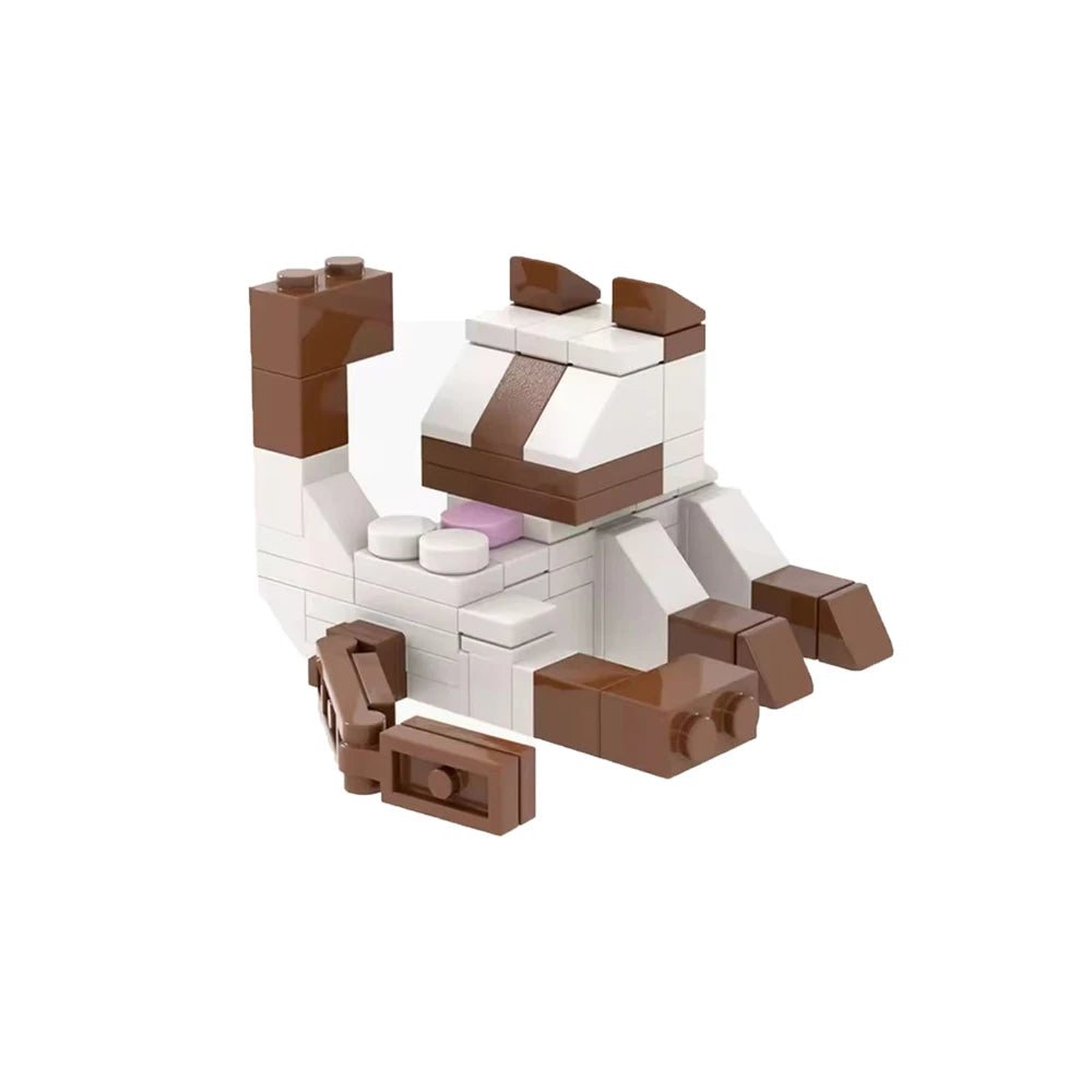 Cat Building Blocks MOC Set – Cute Animal Brick Figure for Kids