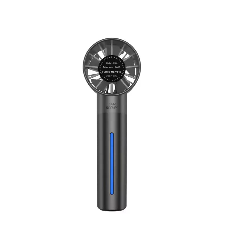 Handheld Misting Fan Portable Mini Spray Fan USB Rechargeable