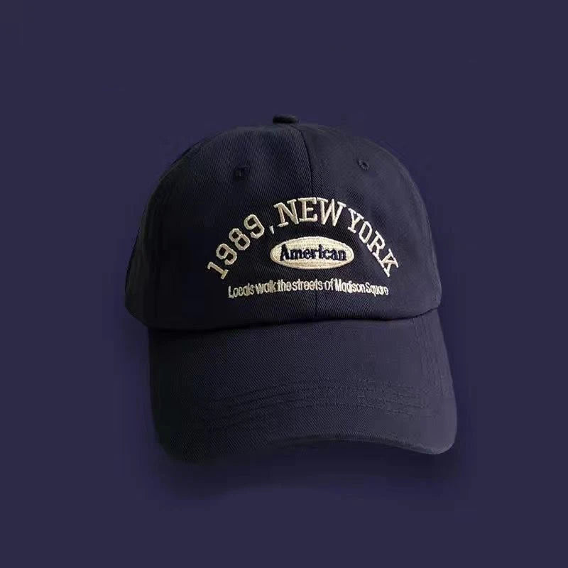 Baseball Cap – Unisex Retro Letter Embroidered Hat