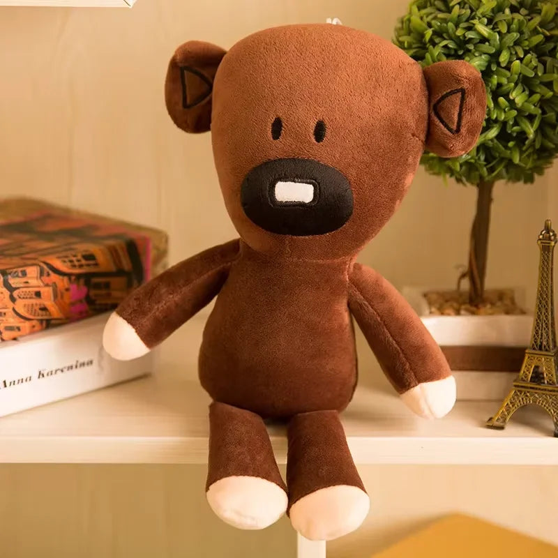 Mr. Bean Plush Toy Set – Stuffed Doll with Teddy Bear