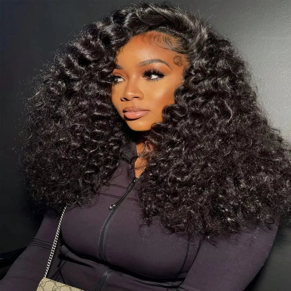 Deep Wave Human Hair Lace Front Wig – 13x4 & 13x6 HD Lace
