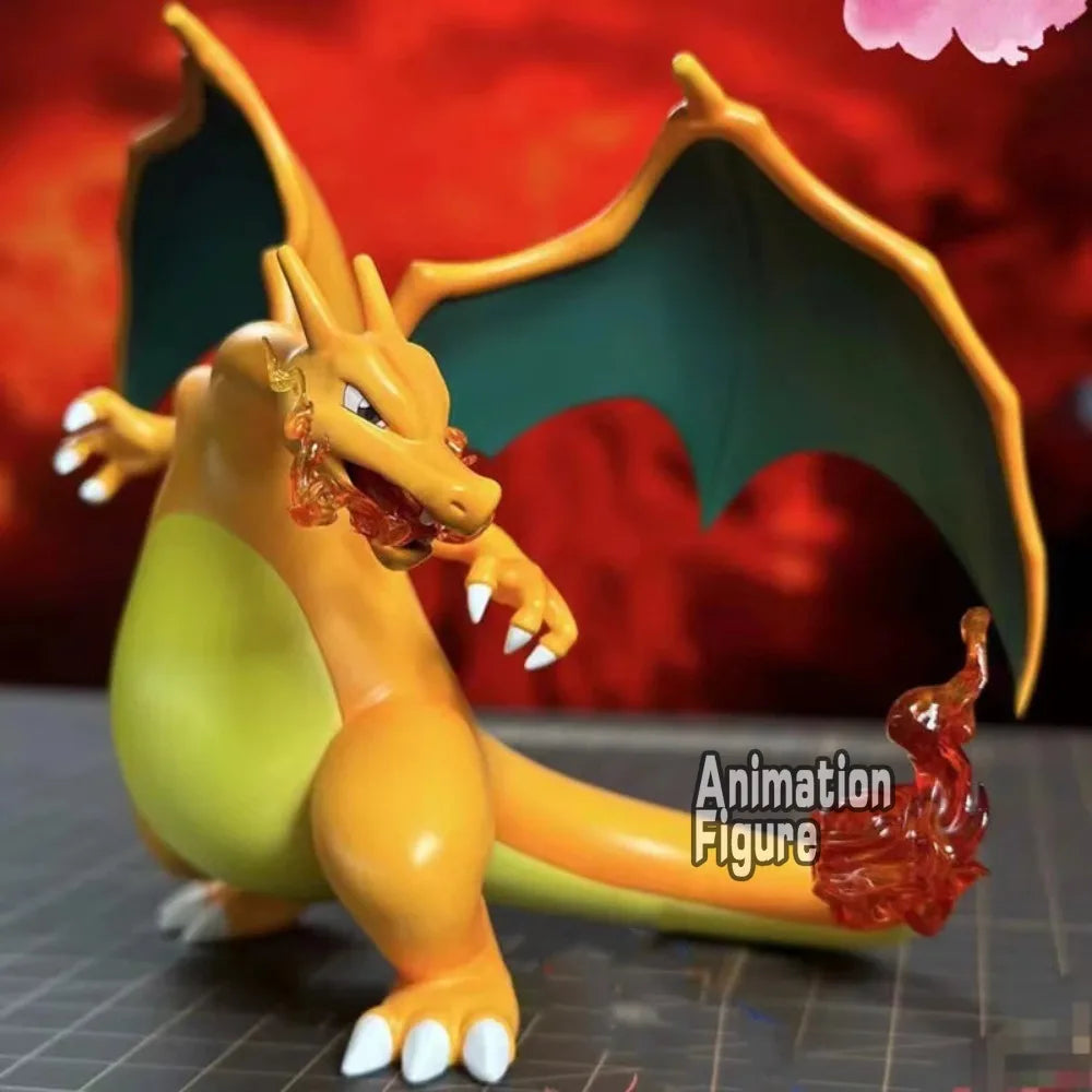 10CM Pokémon Dragonite and Mega Charizard X PVC Figure