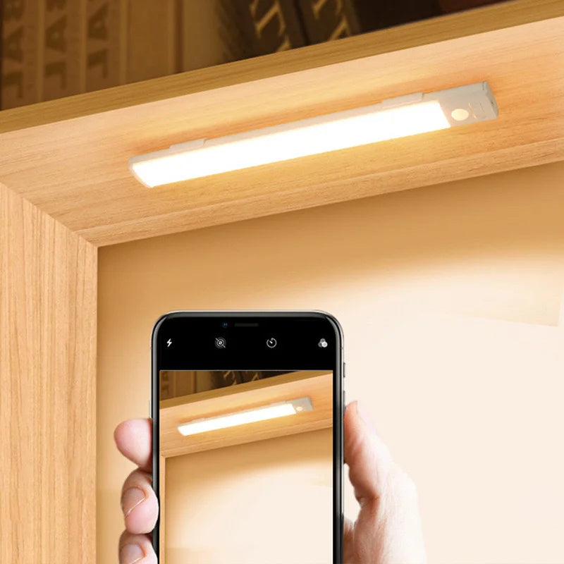 Motion Sensor Cabinet Light – Wireless Rechargeable LED Bar