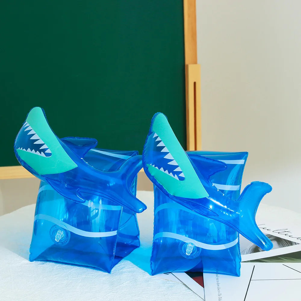 Inflatable Swim Arm Bands Kids Pool Floaties with 3D Design