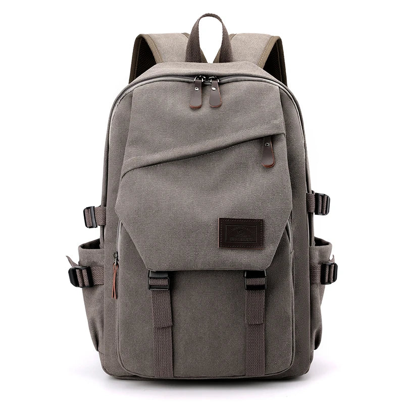 Large Capacity Canvas Travel Backpack for Men