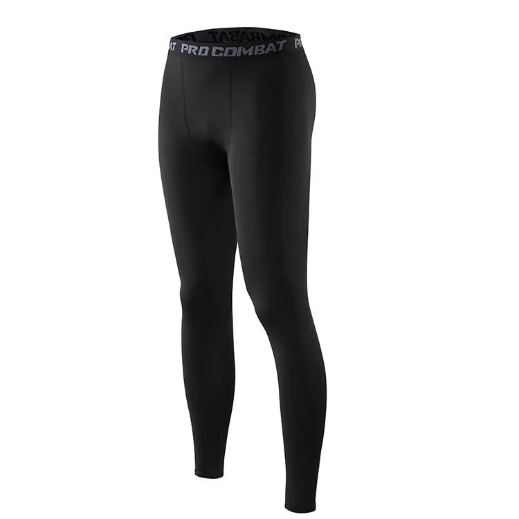 Men's Compression Leggings – Dry Fit Gym Training Tights