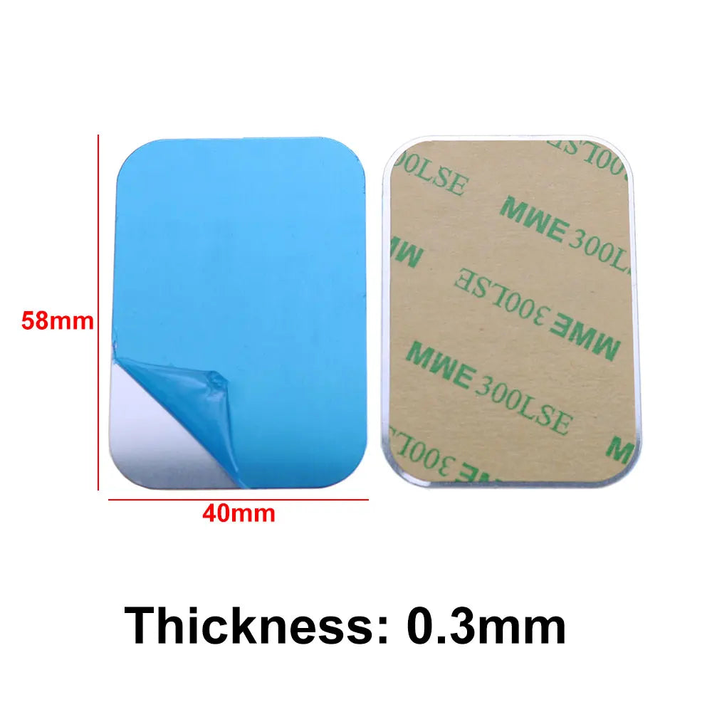 Magnetic Metal Plates for Car Phone Holder – 10pcs Iron Sheets