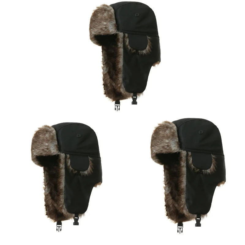Winter Trapper Hat – Faux Fur Ushanka for Men & Women
