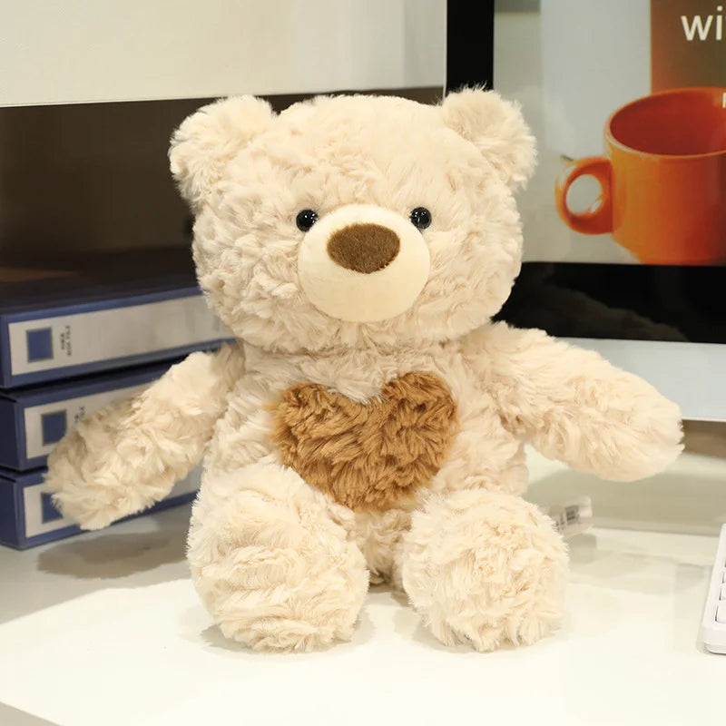 Cute Teddy Bear Plush Toy – 11" Soft Stuffed Animal Gift