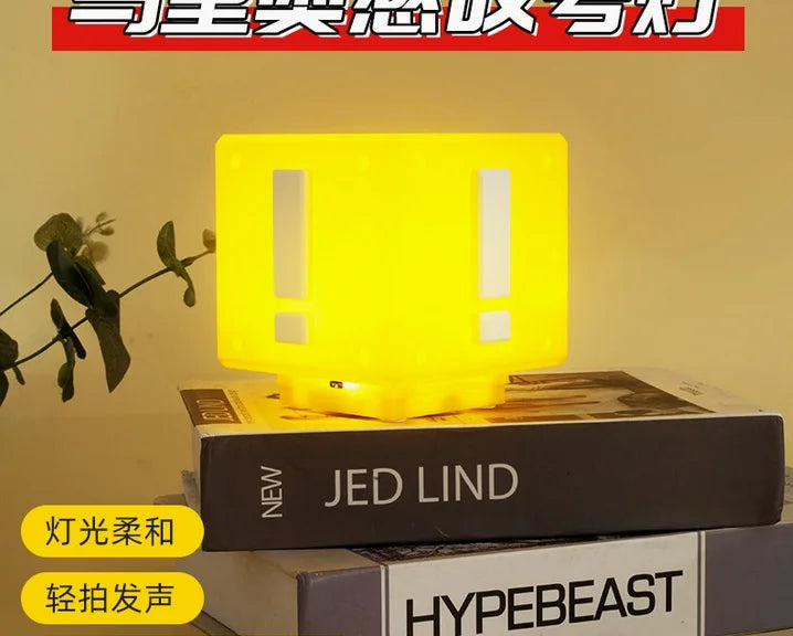 Question Mark Block LED Night Light with Sound & USB Charging