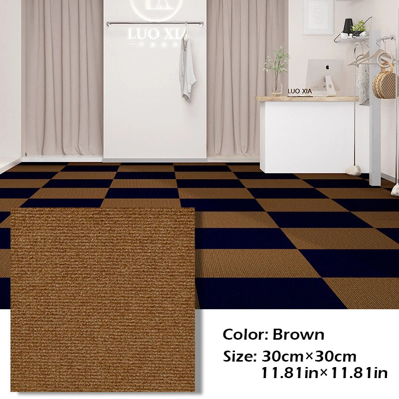 Self-Adhesive Carpet Tiles – Anti-Slip Splicing Floor Mat 30x30cm