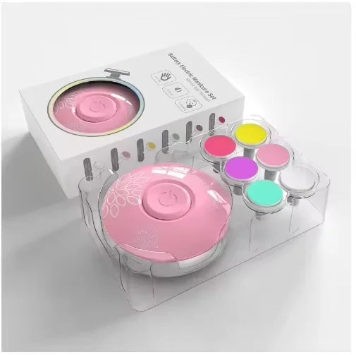 Electric Baby Nail Trimmer & Polisher Kit for Infants and Adults