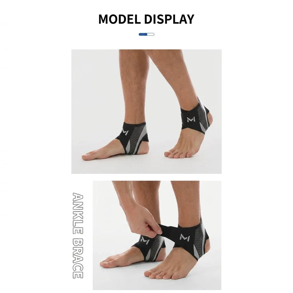 Ankle Support Brace – Adjustable Compression for Sports & Recovery