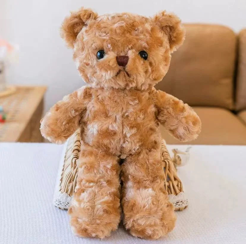 Dressed Teddy Bear Plush Toy 7.9in – Cute Soft Stuffed Animal Gift in 6 Styles