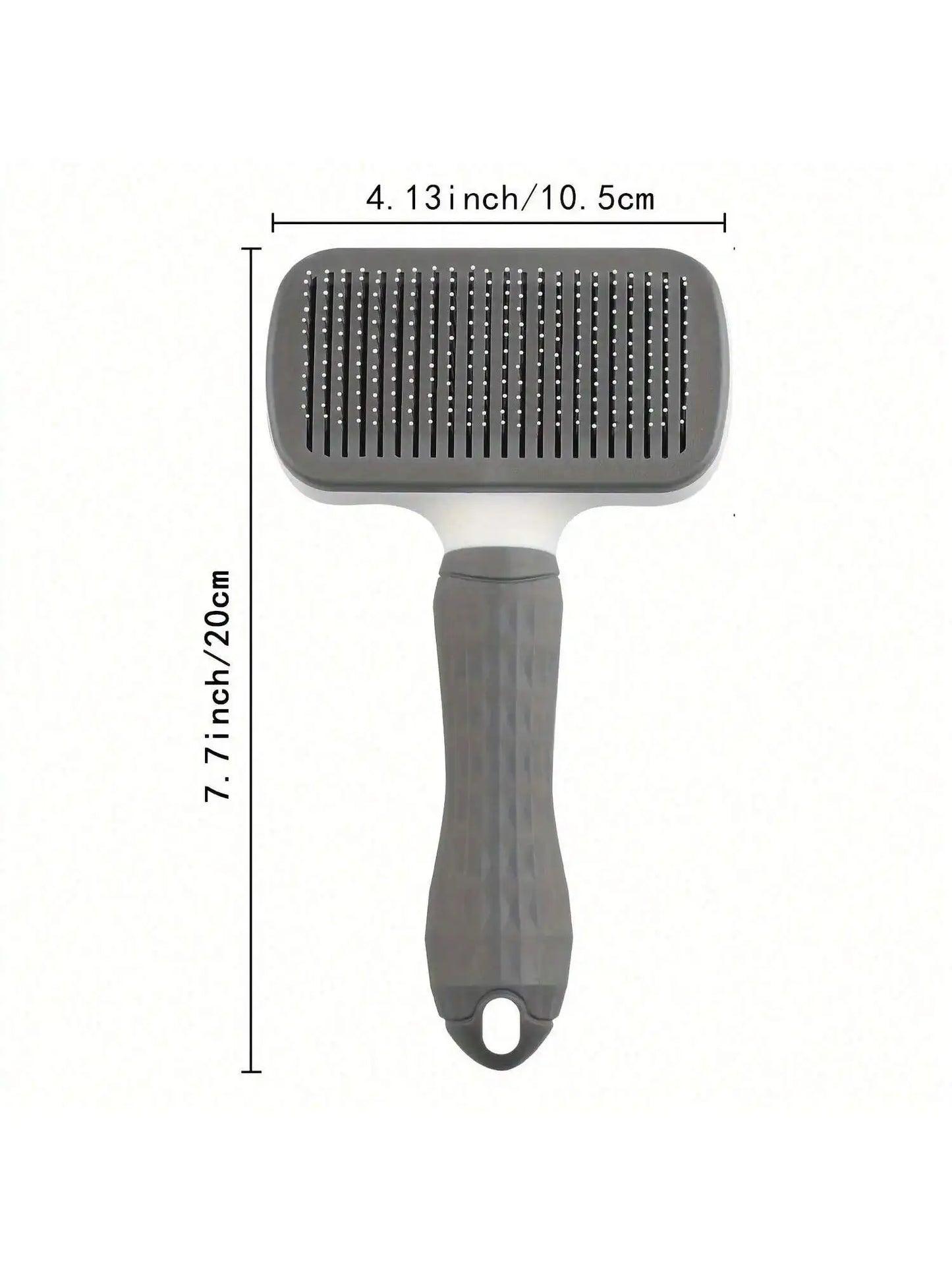 Self-Cleaning Pet Slicker Brush for Dogs & Cats – Detangling & Massage