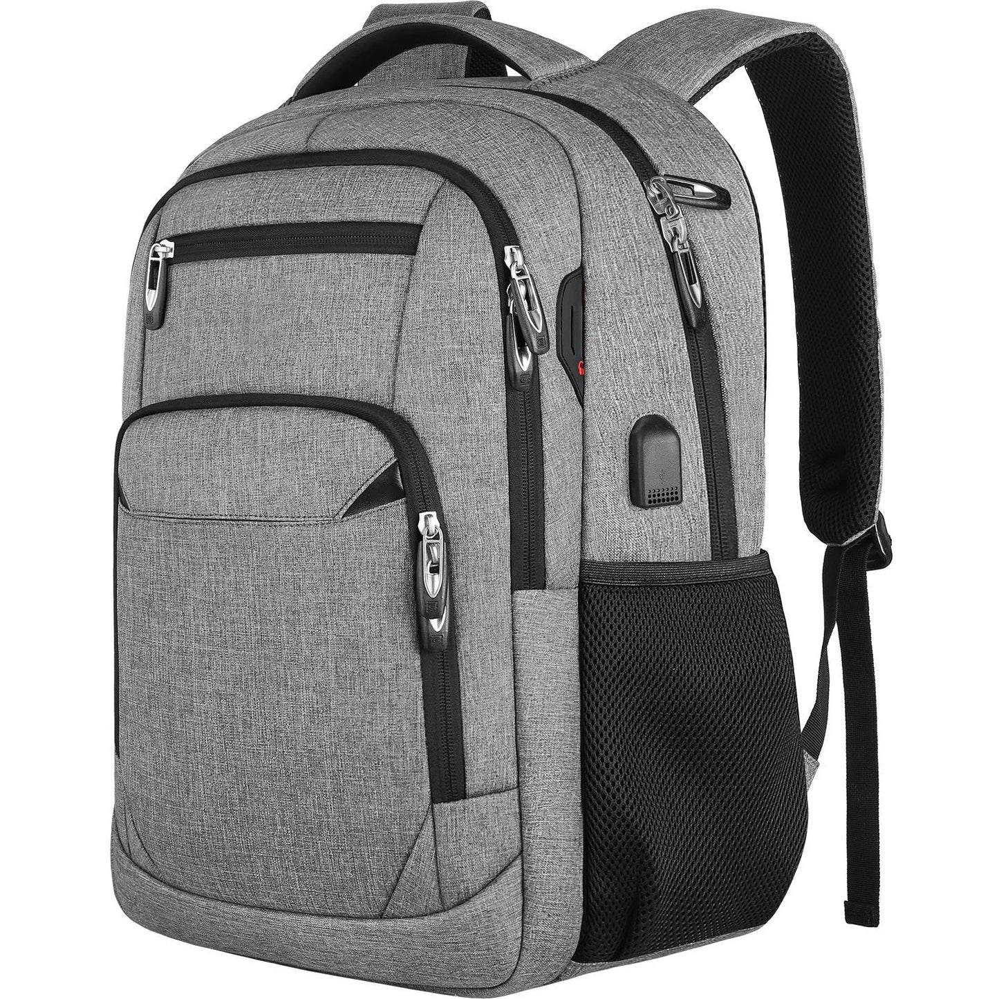 Large Capacity Travel Laptop Backpack with USB Charging Port