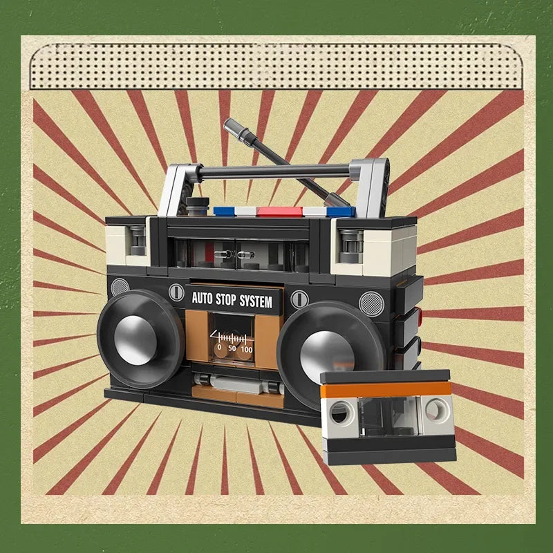 Retro Electronics DIY Building Block Set – Mini Bricks Toy