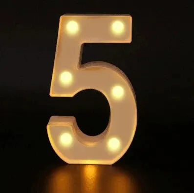 LED Marquee Letter & Number Lights – Alphabet Night Light Decor