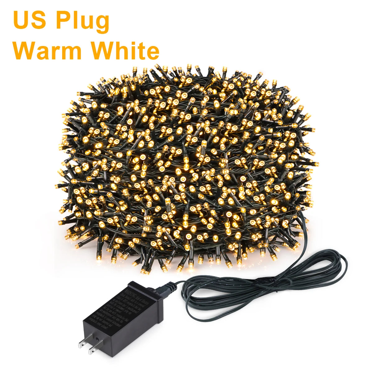 Waterproof LED Fairy String Lights – RGB, White & Warm White