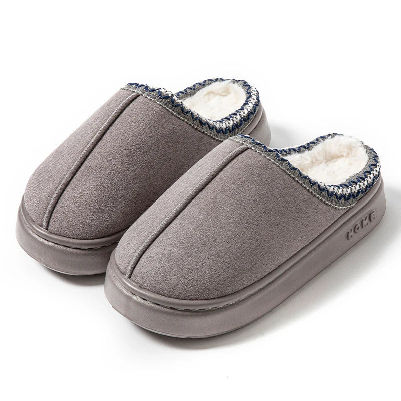 Women's Fuzzy Fur Slippers – Plush Indoor Slides & Flats