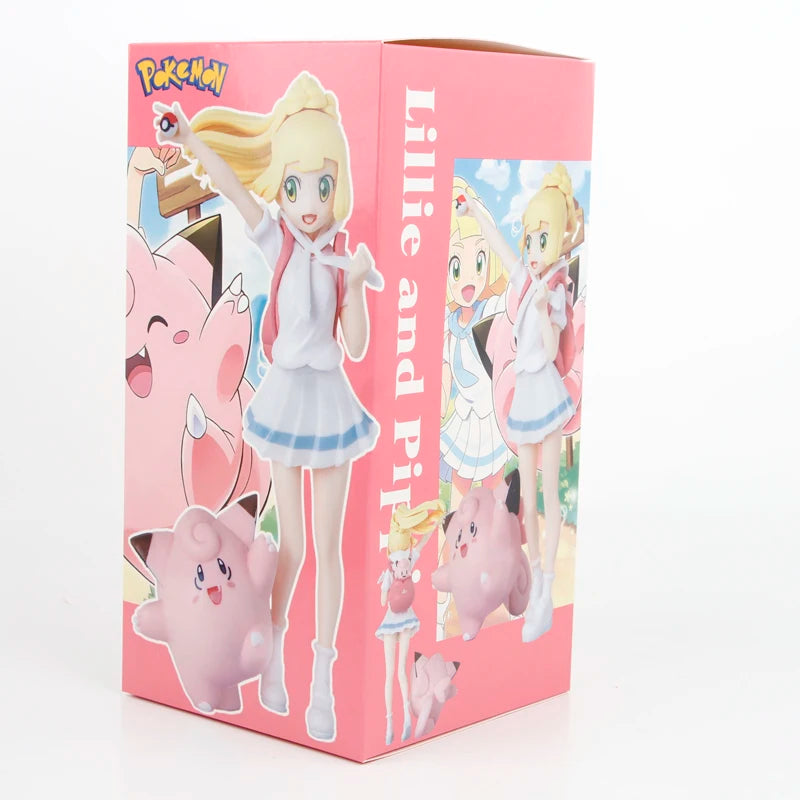 19CM Pokémon Lillie and Clefairy Action Figure