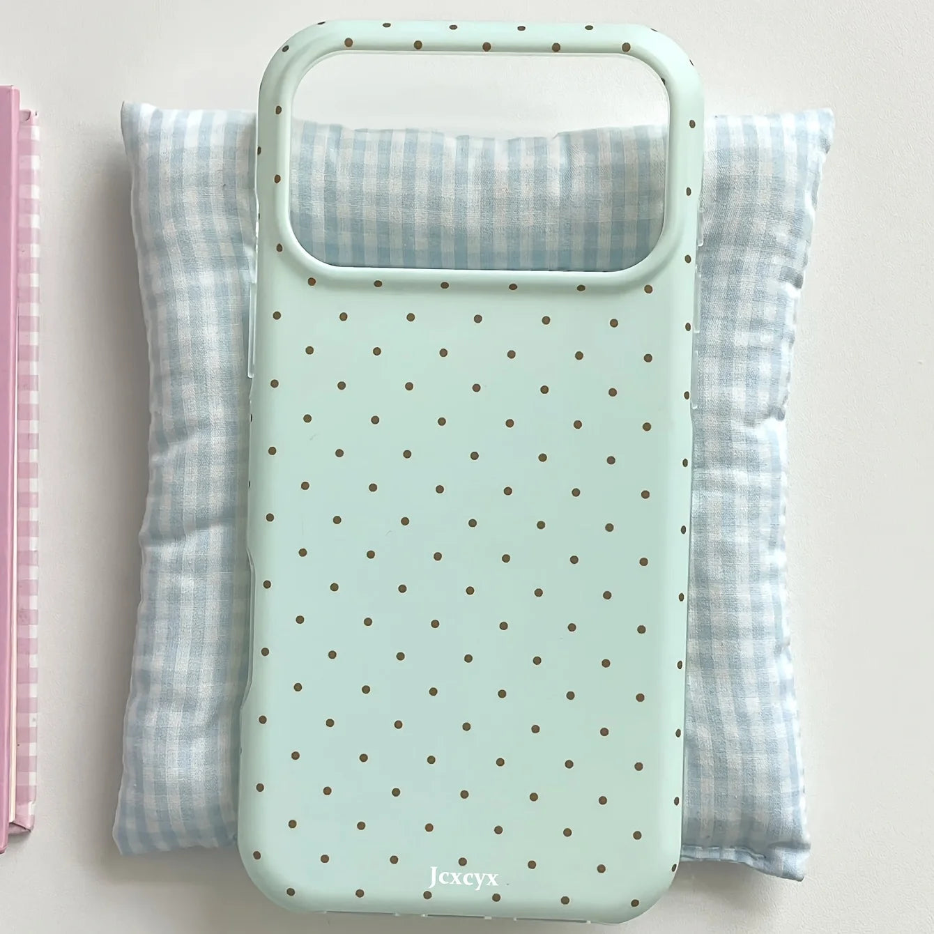 Cute Polka Dot Contrasting iPhone Case