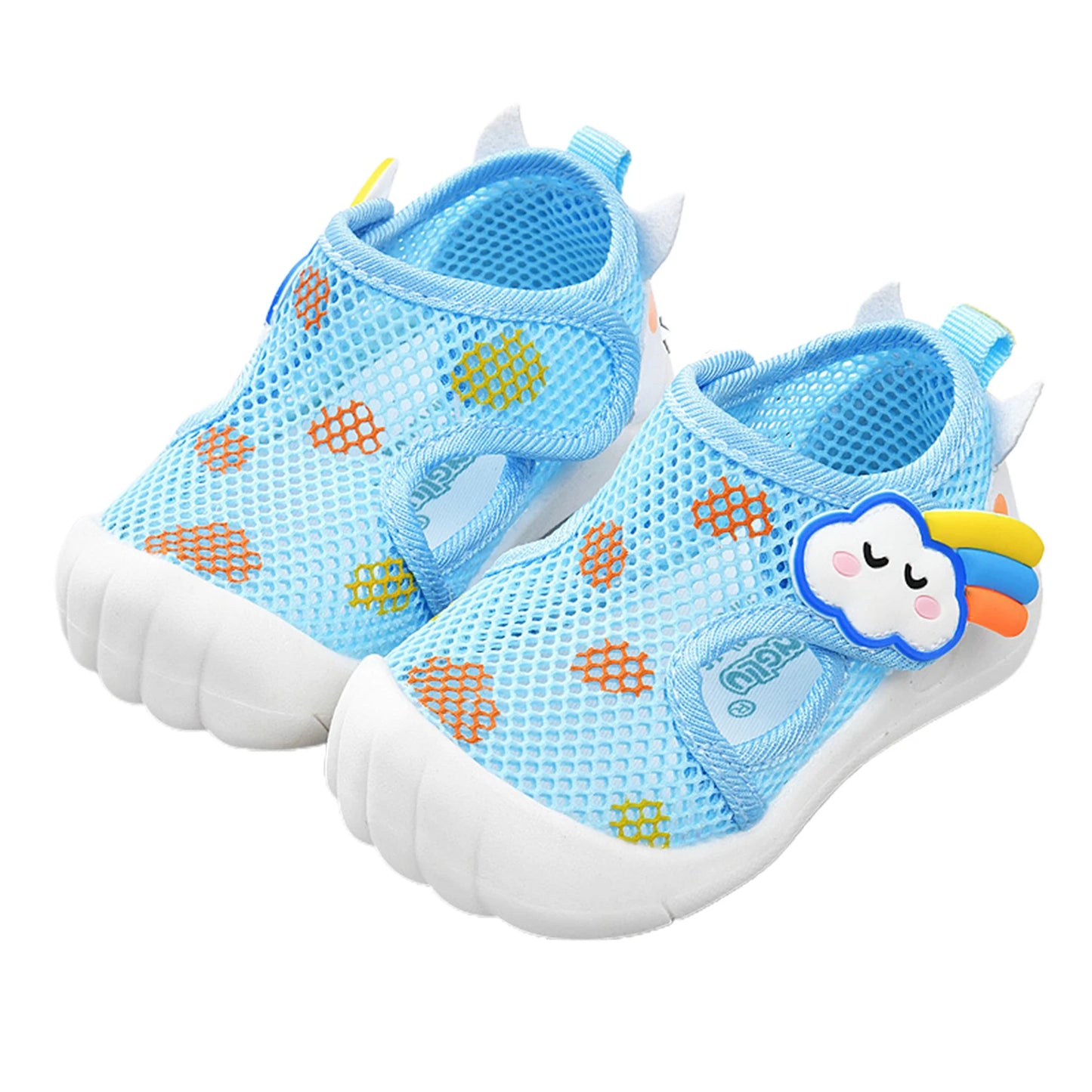 Baby Mesh Breathable Walking Shoes – Cartoon Non-Slip Toddler Sneakers